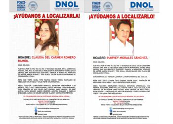 Desaparece matrimonio en el tramo Loma Bonita – Tuxtepec