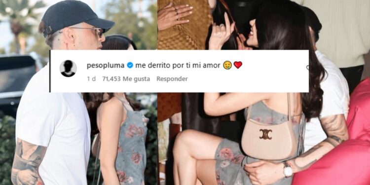 Peso Pluma se “derrite” y no por el calor ¿Quién es su nueva conquista?