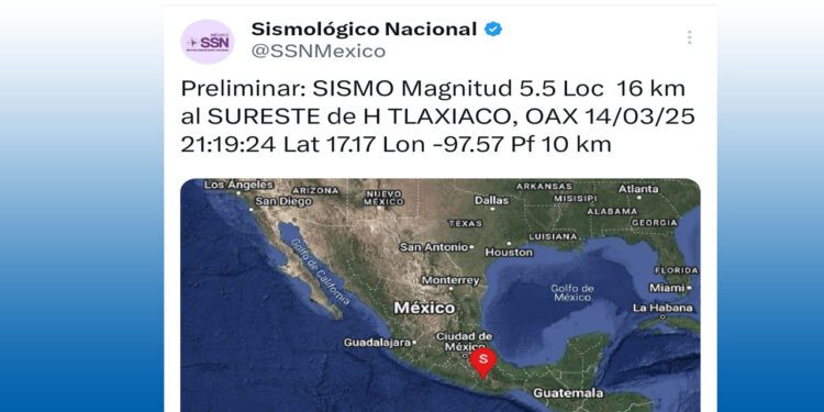 Van 32 sismos de más de 3 grados en Oaxaca en dos días