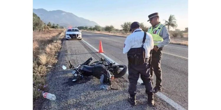 Motociclista pierde la vida al ser impactado por vehículo, cuyo conductor se dio a la fuga