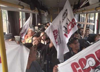 Barranca Ventanilla, facilita protesta y acorta distancias; la usa Codedi de autopista para movilizarse
