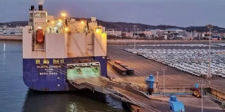 El embarque arribó a Salina Cruz en el carguero Glovis Cosmo que proyecta atracar una vez al mes en el puerto oaxaqueño.