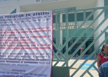Suspenden cirugías, ahora en el Macedonio Benítez de Juchitán