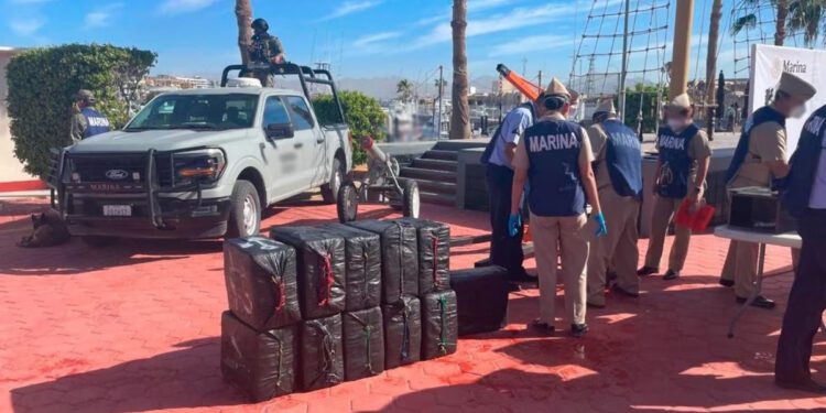 ¡Golpe al narcotráfico! SEMAR incauta más de cuatro toneladas de cocaína en Baja California Sur
