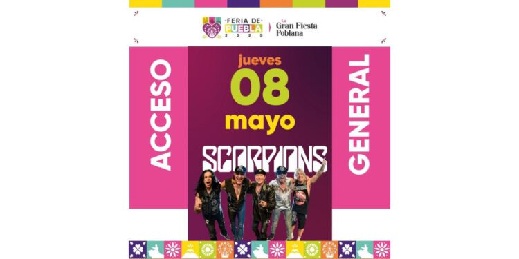 ¡Scorpions sacudirá en la Feria de Puebla 2025! Oportunidad única para los fanáticos del rock