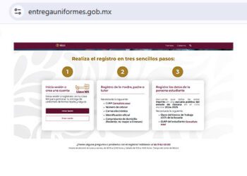 S-22: se cae, otra vez, la página de registro de apoyos para uniformes