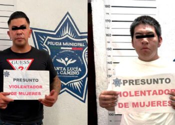 Detienen a dos golpeadores de mujeres en Santa Lucía del Camino