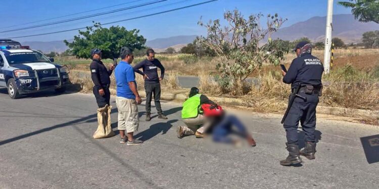 El motociclista dijo llamarse Jesús Salvador G. N., de 22 años.