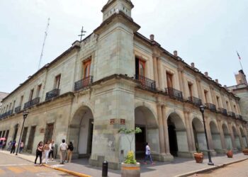 Foto: Adrián Gaytán // El actual Palacio de Gobierno y sede del ejecutivo estatal se construyó entre 1832 y 1884.