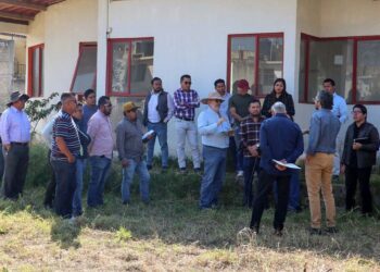 Foto: Sedeco // El predio de San Jacinto Amilpas donde se construirán las primeras viviendas del programa federal de Vivienda para el Bienestar.