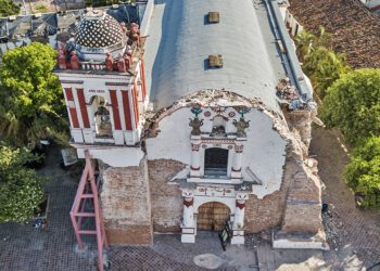 Foto: archivo // La delegación estatal del INAH había informado que por los sismos de septiembre del 2017 fueron 587 los inmuebles con afectaciones.