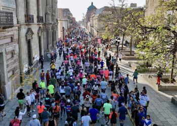 La carrera "Bidao Tsia" tuvo buena asistencia de participantes.