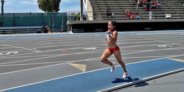 Mariel Salazar Tapia se prepara intensamente para llegar a Olimpiada Nacional en Tlaxcala.
