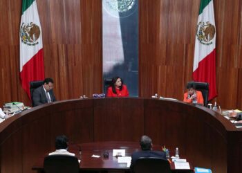 Foto: TEPJF // Sesión del Tribunal Electoral del Poder Judicial de la Federación.