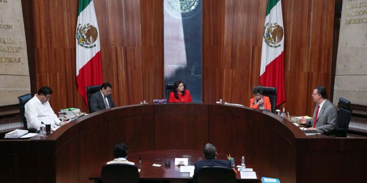 Foto: TEPJF // Sesión del Tribunal Electoral del Poder Judicial de la Federación.