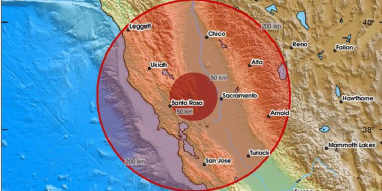 California sufre sismo de 5.2 grados y varias réplicas