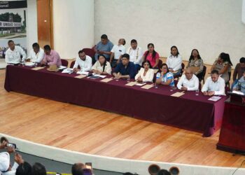Foto: Andrés Carrera Pineda // La sesión fue presidida por la presidenta municipal Nancy Benítez Zárate.