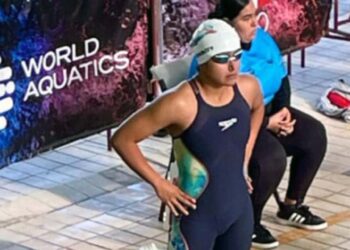 Sahara Monroy tuvo buena actuación en el nacional.