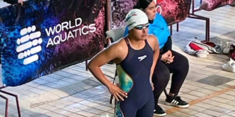 Sahara Monroy tuvo buena actuación en el nacional.