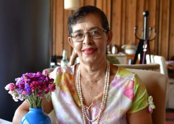 Fotos: Rubén Morales // Blanca Tamez estuvo muy contenta celebrando un año más de vida.