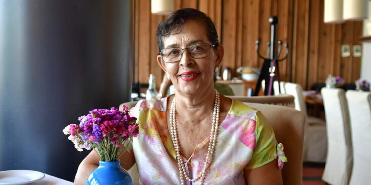 Fotos: Rubén Morales // Blanca Tamez estuvo muy contenta celebrando un año más de vida.