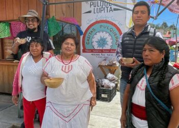 En el 2022 las mujeres que venden pulque se refugiaron en este sitio para poder generar ingresos y ayudar a sus familias.