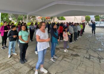 La actividad estuvo a cargo de la boxeadora profesional María Goreti Ramírez Sánchez.