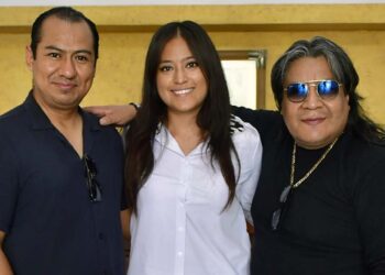 Foto: Rubén Morales // Salvador Hernández, Verónica Espinosa y Álvaro Jiménez.