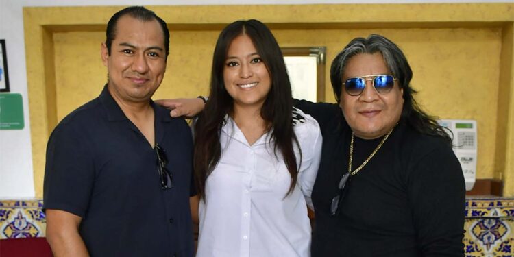 Foto: Rubén Morales // Salvador Hernández, Verónica Espinosa y Álvaro Jiménez.