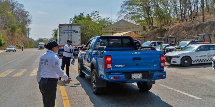 Foto: redes sociales // Los mandos policiacos garantizaron la seguridad pública durante la temporada vacacional de Semana Santa.