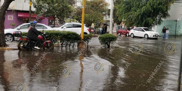 El drenaje resultó rebasado por la basura, lodo, piedras y tierra.