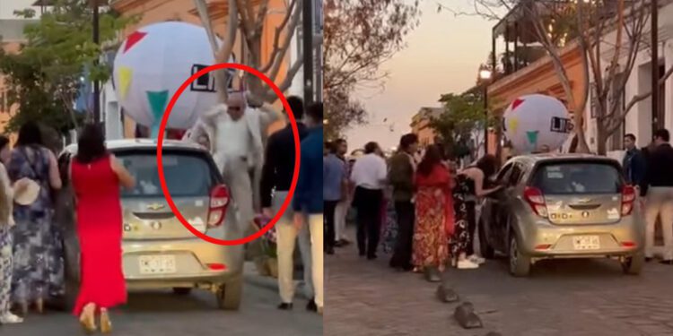 VIDEO | “¿De quién es Oaxaca? ¿Turismo con permiso para agredir?”: Calenda bloquea paso a conductora y desata polémica