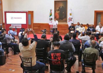Foto: Adrián Gaytán // Difundir la elección del Poder Judicial, de más importancia que los corridos tumbados.