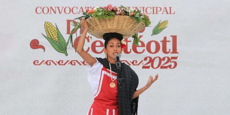 Foto: Adrián Gaytán // Eligen a representante municipal de la Diosa Centéotl 2025