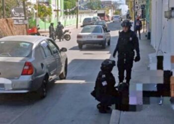 El accidente ocurrió en la calle Mina de la colonia Centro, en Huajuapan.