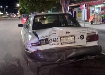El accidente se dio cuando ambos circulaban por el Bulevar Tierra del Sol, a la altura de la agencia el Carmen.