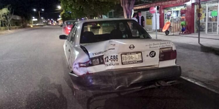 El accidente se dio cuando ambos circulaban por el Bulevar Tierra del Sol, a la altura de la agencia el Carmen.