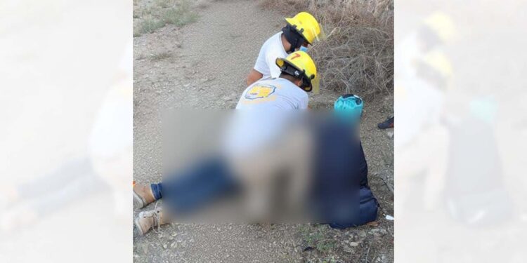 El hombre viajaba de copiloto al momento que cayó de una motocicleta.