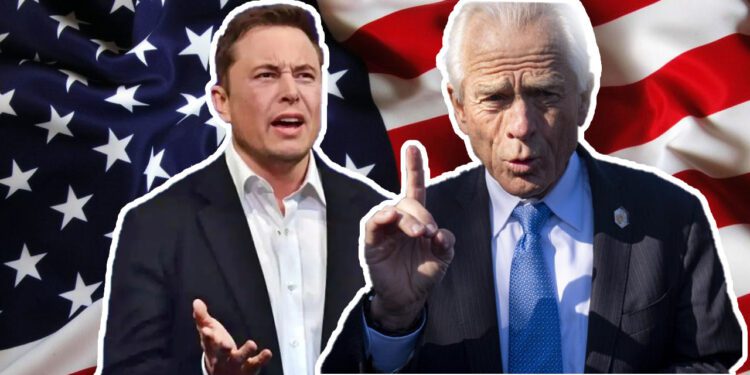 Elon Musk llama “imbécil” a Peter Navarro asesor de Comercio de Trump