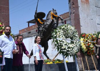 Conmemoraron el 106 Aniversario Luctuoso de Emiliano Zapata en la Ex Hacienda de Chinameca en Ayala, Morelos.