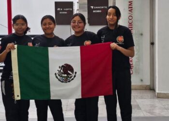 Karatecas oaxaqueñas en el Mundial de Berlín