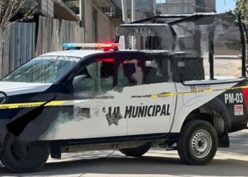 La Policía Municipal resguardó la escena del crimen.