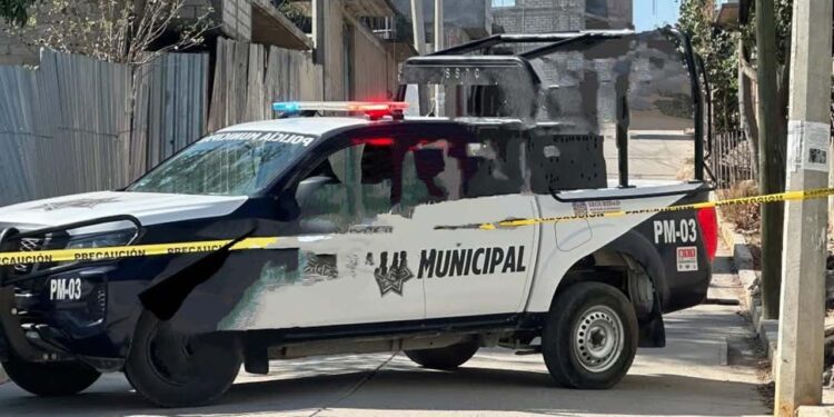 La Policía Municipal resguardó la escena del crimen.