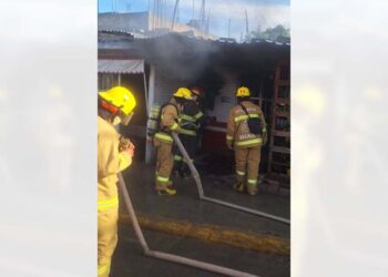 Los bomberos lograron controlar el siniestro.