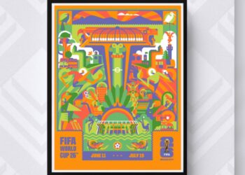 Colores, cultura y futbol: así es el cartel de la CDMX para el Mundial 2026