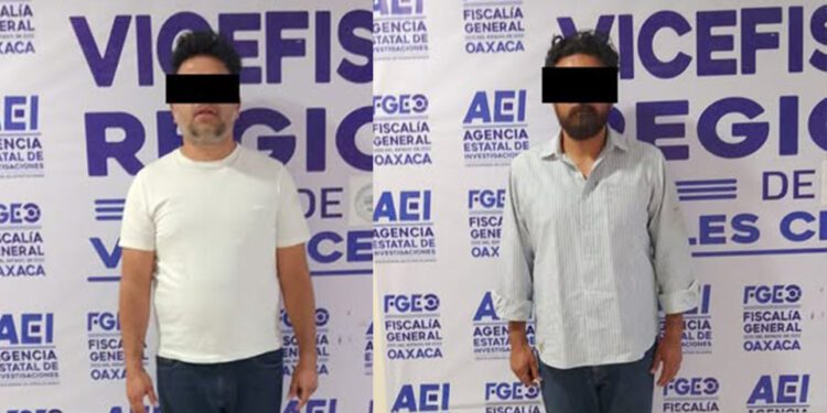 Desmantelan banda de delincuentes originarios de Veracruz por robo y violencia en Oaxaca