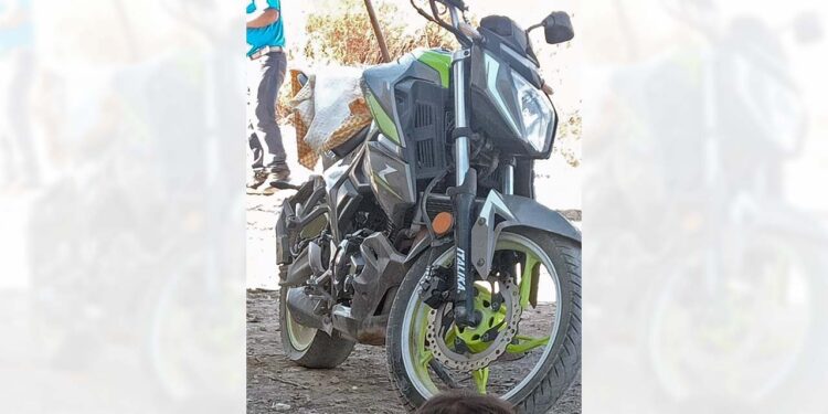 Roban una motocicleta Itálika en Huajuapan.