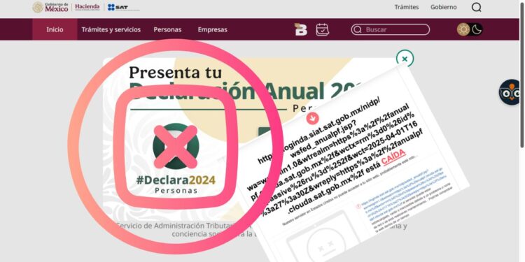 ¿El portal del SAT colapsó para tu Declaración Anual?