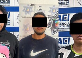 Son dos mujeres detenidas y un hombre; quedaron a disposición del MP.
