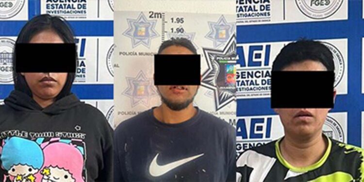 Son dos mujeres detenidas y un hombre; quedaron a disposición del MP.